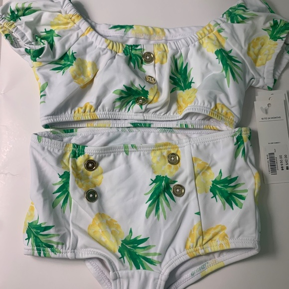 Janie & Jack 18-24 months girl 2 piece swimsuit NWT - Picture 2 of 7
